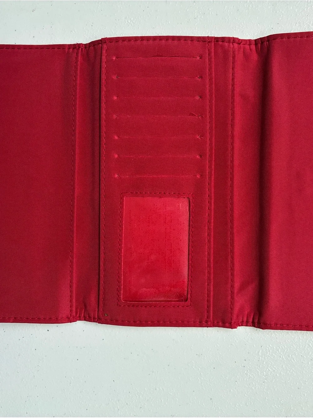 Georgia Bulldogs Red Wallet Clutch Wallet with Stripe Detail